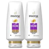 💁 get big hair boost with pantene volumizing conditioner, sheer volume, 24 fl oz (pack of 2) logo