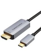 💻 high-quality usb c to hdmi cable 6ft - 4k@60hz hdr, 2k@144hz, 2k@120hz - thunderbolt 3 compatible for macbook pro/air, imac, ipad pro 2020, galaxy s20 s10/note 10 logo