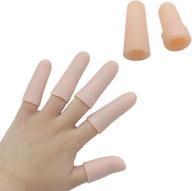 🖐️ 20pcs gel finger sleeves: waterproof silicone finger protectors and support for cracked fingers and triggers логотип