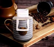 ☕ hanging ear drip coffee bags - 100pcs, disposable single serve filters for home, travel, office daily use logo