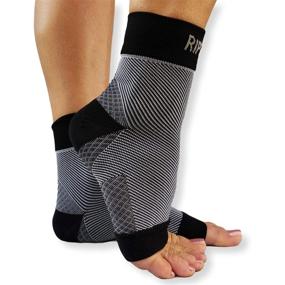 img 2 attached to 🧦 RiptGear Plantar Fasciitis Compression Socks for Women and Men - (1 Pair) Ankle and Foot Compression for Plantar Fasciitis Relief (Size: Large)