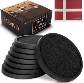 img 4 attached to 🍸 BARVIVO Coasters Drinks Set: Ultimate Protection for Your Surfaces