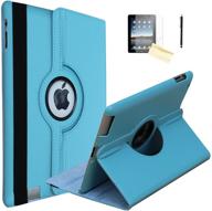 🔵 jytrend (r) rotating stand smart case cover magnetic auto wake up/sleep for ipad mini 1/2/3 a1432 a1454 a1455 a1489 a1490 a1491 a1599 a1600 a1601 (blue) logo