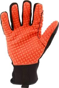 img 2 attached to 🧤 High-Quality Mechanics Gloves: Black Orange, Size 2XL - Durable & Effective