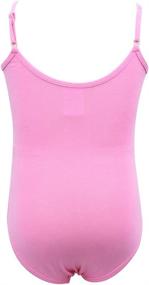 img 2 attached to 🩰 Dancina Leotard Camisole: Adjustable Strap Ballet & Gymnastic Front Lined for Ages 2-10