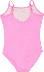 img 1 attached to 🩰 Dancina Leotard Camisole: Adjustable Strap Ballet & Gymnastic Front Lined for Ages 2-10