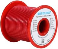 bntechgo 20 awg 1007 electric wire 20 gauge pvc 1007 wire solid wire hook up wire 300v solid tinned copper wire red 100 ft per reel for diy logo