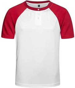 img 4 attached to 👕 Premium Lightweight Henley T Shirts for Men - DUOFIER Casual Clothing