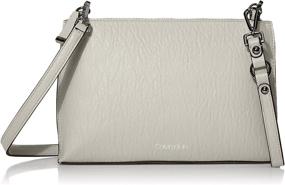 img 4 attached to 👜 Chic and Versatile Calvin Klein Sonoma Novelty Crossbody Women's Handbag and Wallet Set - Ideal for All Occasions!