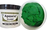 🔬 apoxie sculpt 1 lb. green: premium 2 part modeling compound (a & b) - top-rated sculpting solution logo