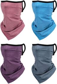 img 4 attached to 💁 Heather Girls' Hanging Bandana Non Slip Covering: Stylish Accessories and Fashion Scarves for a Trendy Look
