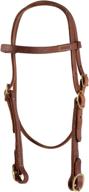 western rawhide browband buckle headstall oiled logo