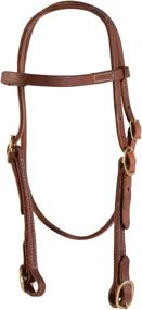 img 1 attached to Western Rawhide Browband Buckle Headstall Oiled