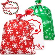 whaline christmas non woven wrapping oversized logo