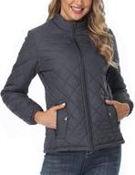 🧥 peiqi x-large quilted outwear with pockets - women's clothing, coats, jackets & vests logo