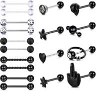 yadoca surgical barbell barbells piercing logo