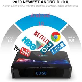img 3 attached to 📺 2021 Newest X96 Android TV Box 10.0 - Allwinner H616 Quad Core, 4GB RAM 32GB ROM, Dual WiFi 2.4G & 5G, Bluetooth, Ultra HD 4K Streaming Device