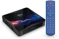 📺 2021 newest x96 android tv box 10.0 - allwinner h616 quad core, 4gb ram 32gb rom, dual wifi 2.4g & 5g, bluetooth, ultra hd 4k streaming device logo