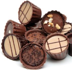 img 1 attached to 🍫 Несклеиваемые силиконовые формы для шоколадных конфет [Арахисовая паста, 30 ячеек] - безызвестная бисфенол-А, многоразовый 100% силикон и безопасный для посудомоечной машины - кухонный резиновый лоток для льда, карандашей, жирных бомб и изготовления мыла.
