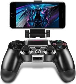 img 2 attached to Улучшите игровой опыт: крепление для телефона ADZ PS4 Controller - совместимо с iPhone, Android и PS4 Remote Play