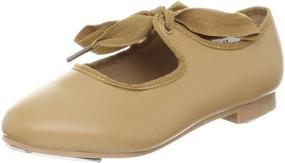 img 4 attached to 💃 Unisex-Child Tie Tap Shoes for Beginner Dance Class