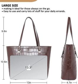 img 2 attached to Дизайнерские сумки Montana Handbags для женщин на плече из крокодиловой кожи & кошельков для сумок-хобо.