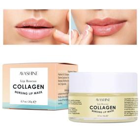 img 2 attached to 💋 Avashine Lip Sleep Mask: Collagen Peptide Infused Lip Moisturizer for Dry Lips - Effective Lip Care and Treatment