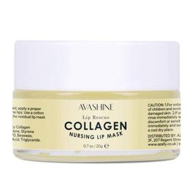 img 1 attached to 💋 Avashine Lip Sleep Mask: Collagen Peptide Infused Lip Moisturizer for Dry Lips - Effective Lip Care and Treatment