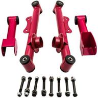 🚗 enhance suspension performance: rear upper lower tubular control arm kit with hardware for ford mustang 1979-2004 camber arms logo