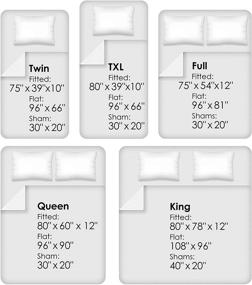 img 3 attached to Lavish Home 1200 4-Piece Sheet Set: Queen Size Luxury Bedding in Sage