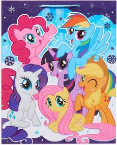 img 2 attached to 🎁 Colorful My Little Pony Christmas Gift Bag by American Greetings - Large Size!