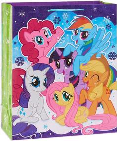 img 1 attached to 🎁 Colorful My Little Pony Christmas Gift Bag by American Greetings - Large Size!