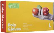 🧤 large box of 500 disposable pe plastic gloves for food preparation and cleaning – bpa-free, latex-free, and rubber-free logo