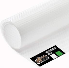 img 4 attached to 🦍 Gorilla Grip Refrigerator Shelf Liner: Waterproof, Easy Clean, Trim to Fit - A Durable Fridge Mat for Fruit and Vegetable Drawers