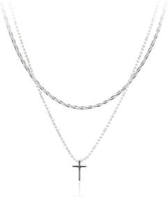 img 4 attached to JEMUZEWEL Cross Necklace Pendant C Cross