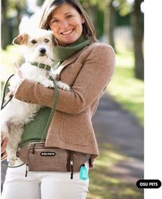 img 1 attached to 🐶 OSU PETS Dog Training Treat Pouch - Convenient Fanny Pack with Waste Bag Dispenser for Effortless Dog Walking