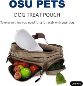 img 3 attached to 🐶 OSU PETS Dog Training Treat Pouch - Convenient Fanny Pack with Waste Bag Dispenser for Effortless Dog Walking