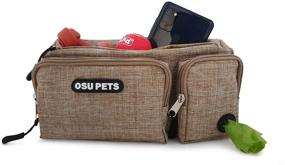 img 4 attached to 🐶 OSU PETS Dog Training Treat Pouch - Convenient Fanny Pack with Waste Bag Dispenser for Effortless Dog Walking