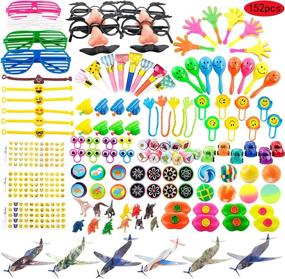 img 4 attached to 🎁 152 Pcs Party Toys Assortment for Kids Birthday Party Favors Carnival Prizes Box Goodie Bag Fillers Classroom Rewards Assorted Pinata Fillers Bulk ToysTreasure Box for Boys and Girls by Kissdream