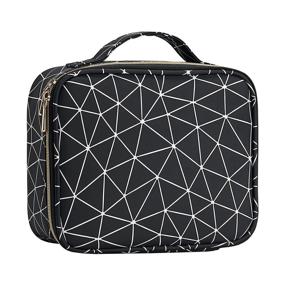 img 4 attached to 💄 Stay Stylish and Organized with the Joligrace Geometric Cosmetic Toiletry Organizer
