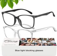 👓 tr90 blue light blocking glasses: lightweight eyeglasses for effective computer eye protection - women & men logo