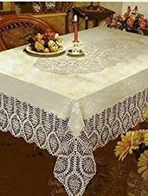 img 1 attached to DINY American Embroidered Tablecloth Rectangular