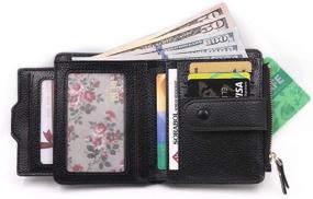 img 3 attached to 👜 Women's Leather Wallet with Window Sleeve: Stylish Handbag and Wallet Combo for Supreme Convenience