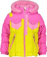 obermeyer girls jamie jacket puff logo