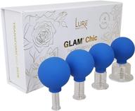 🔍 high-quality face & body glass cupping therapy set for face cupping facial - cellulite and body shaping - vacuum massage cups instructions + free book logo