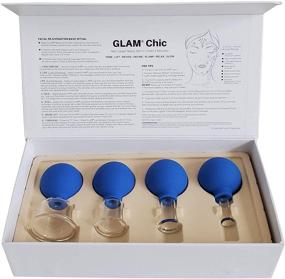 img 3 attached to 🔍 High-Quality Face & Body Glass Cupping Therapy Set for Face Cupping Facial - Cellulite and Body Shaping - Vacuum Massage Cups Instructions + Free Book