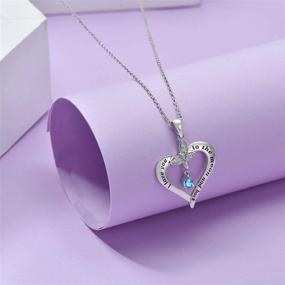 img 2 attached to 🦋 Sterling Silver Distance Butterfly Necklace: A Forever Heart Pendant for Girls & Women - Ideal Birthday & Christmas Gift