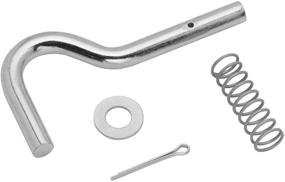 img 1 attached to 🐶 Bulldog 500103 Universal 3/8" Trailer Jack Plunger Pin Assembly - Silver