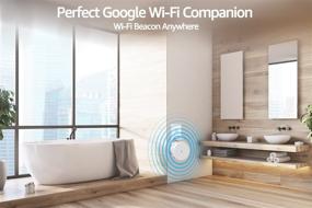 img 1 attached to 🔌 [Enhanced] Google WiFi Wall Mount, Mesh WiFi Accessories for Google Mesh WiFi System and Google WiFi Router with Neat Installation, Wire-free (White - Pack of 2)