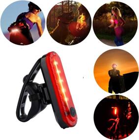 img 1 attached to YOSKY Bike Light Set - USB Rechargeable, Waterproof LED Bike Lights Front and Back, Ultra Bright Headlight and Tail Light Set for All Bikes, Front and Rear Bicycle Lights for Night Riding